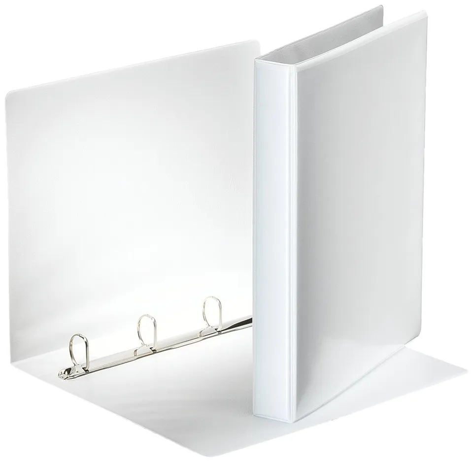 esselte-49702-pr-sentations-ringbuch-a4-pp-4-ringe-25-mm-wei image 1