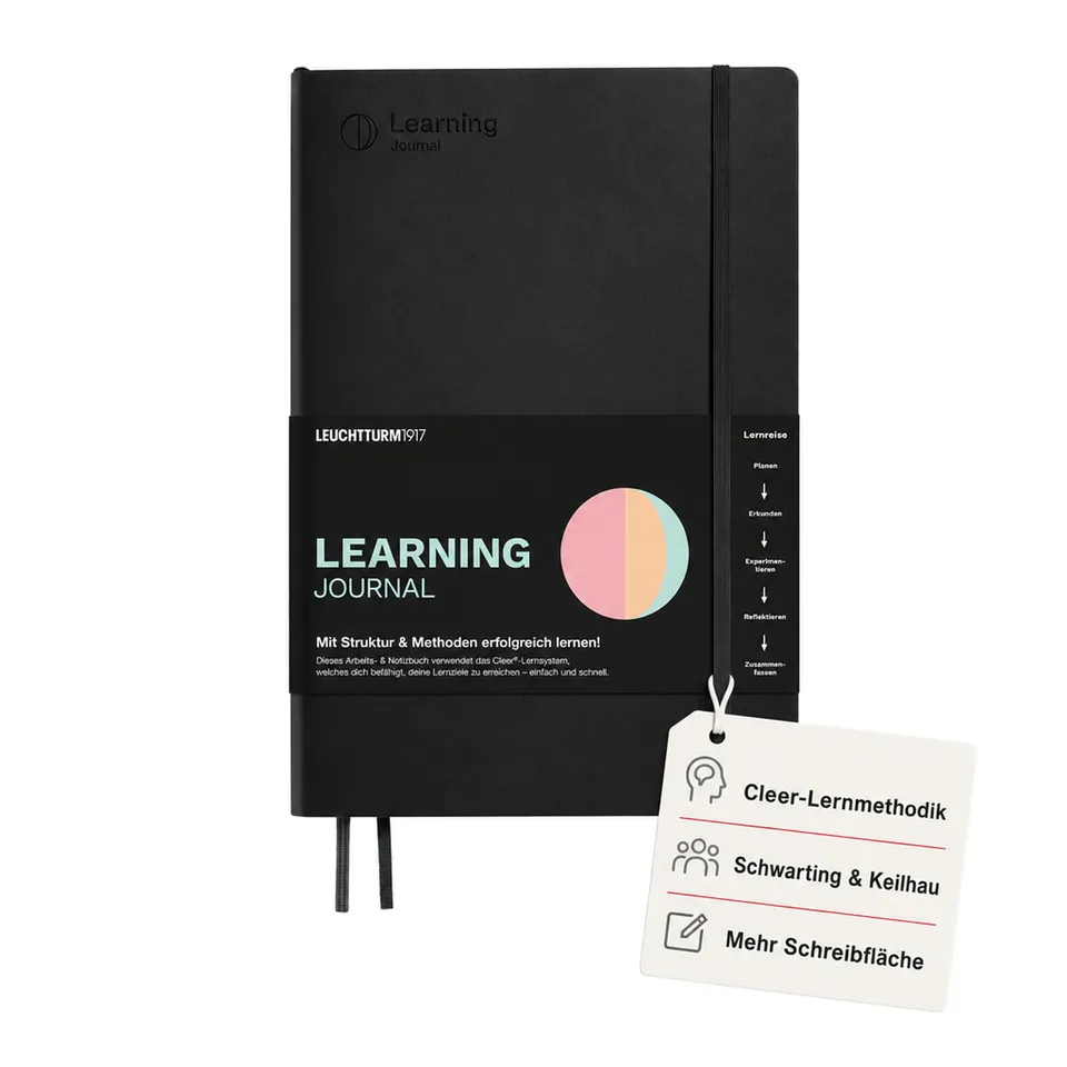 leuchtturm1917-learning-journal-composition-b5-flexcover-schwarz image 1
