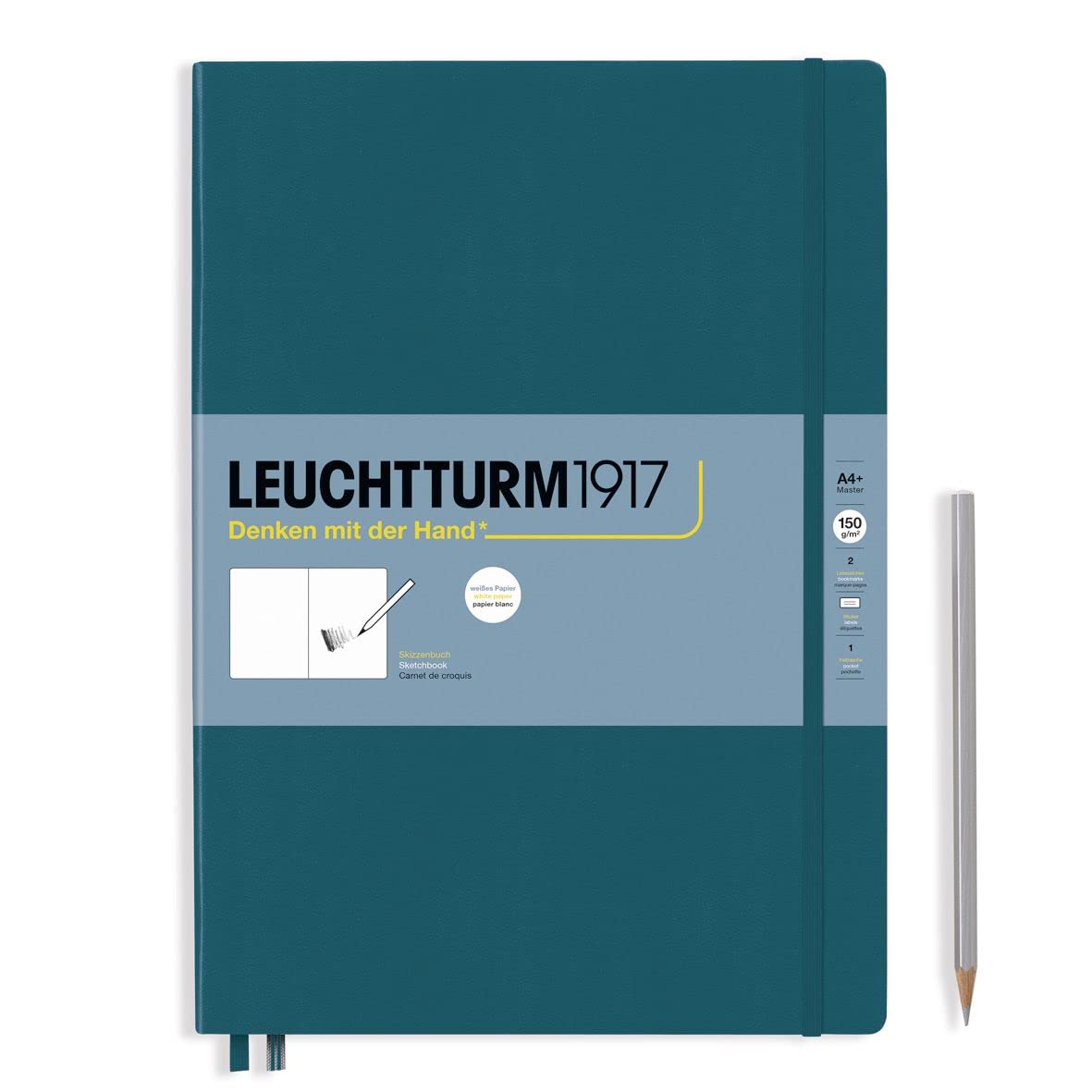 leuchtturm1917-some-lines-a-day-5-jahres-buch-medium-a5-salbei image 7