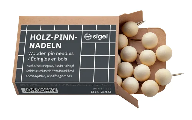sigel-holz-pinnnadeln-beige-12-mm-25-st-ck-f-r-pinboard image 1
