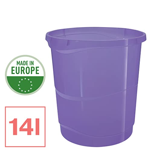 esselte-papierkorb-colour-breeze-14-liter-lavendel-628462 image 8