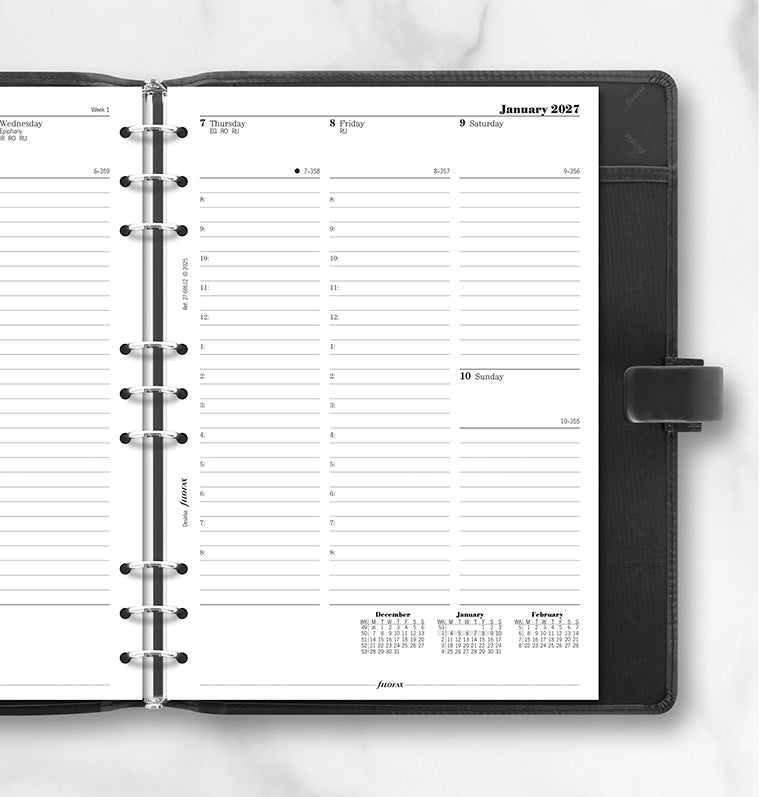 filofax-the-original-kalendereinlage-deskfax-2027-1-woche-2-seiten-englisch image 2