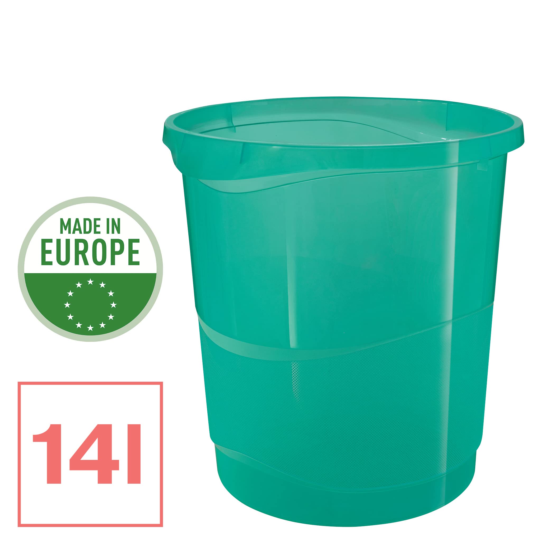 esselte-colour-breeze-papierkorb-14-liter-gr-n-626290 image 3
