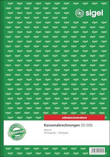 sigel-sd006-kassenabrechnungen-a4-2x40-blatt-selbstdurchschreibend image 7
