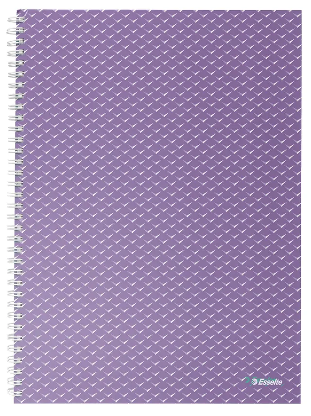 esselte-colour-breeze-a4-notizbuch-liniert-80-blatt-koralle-spiralbindung image 1