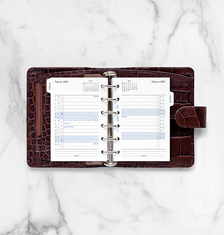 filofax-kalendereinlage-2027-pocket-deutsch-1-monat-2-seiten-mit-tab image 3