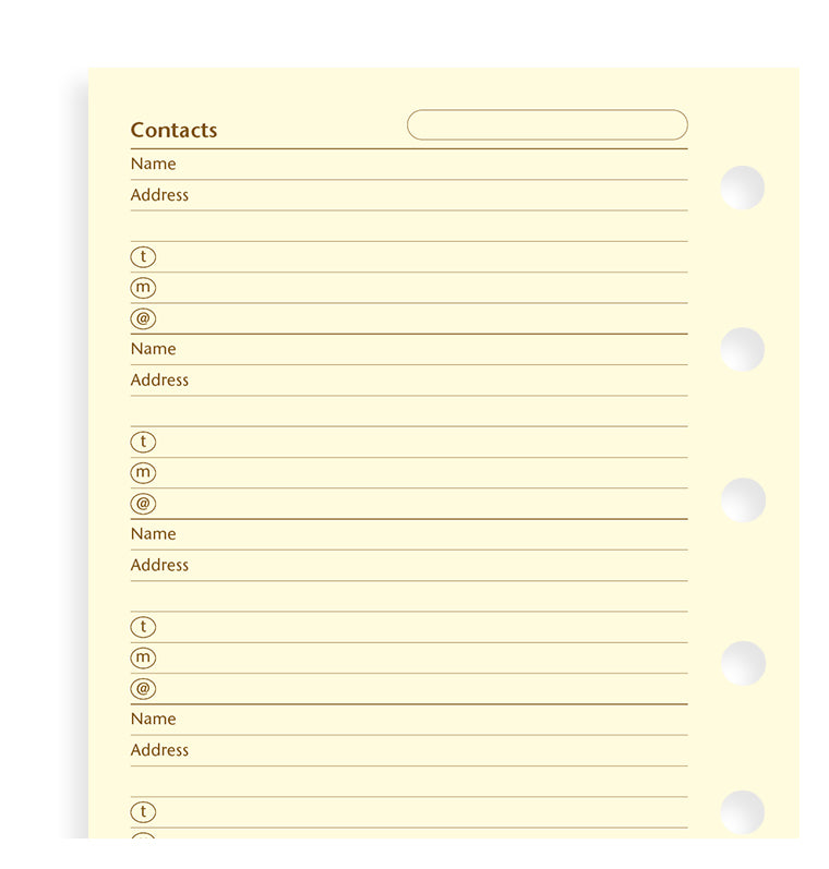 filofax-kontakte-cotton-cream-mini-adress-einlage image 4