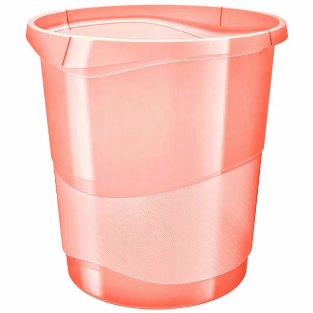 esselte-colour-ice-papierkorb-14-liter-pfirsich-626288 image 1