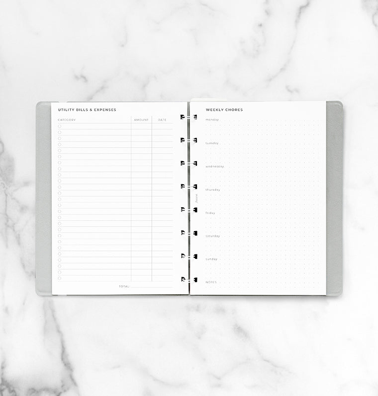 filofax-notebook-einlage-haushalts-planer-a5 image 3