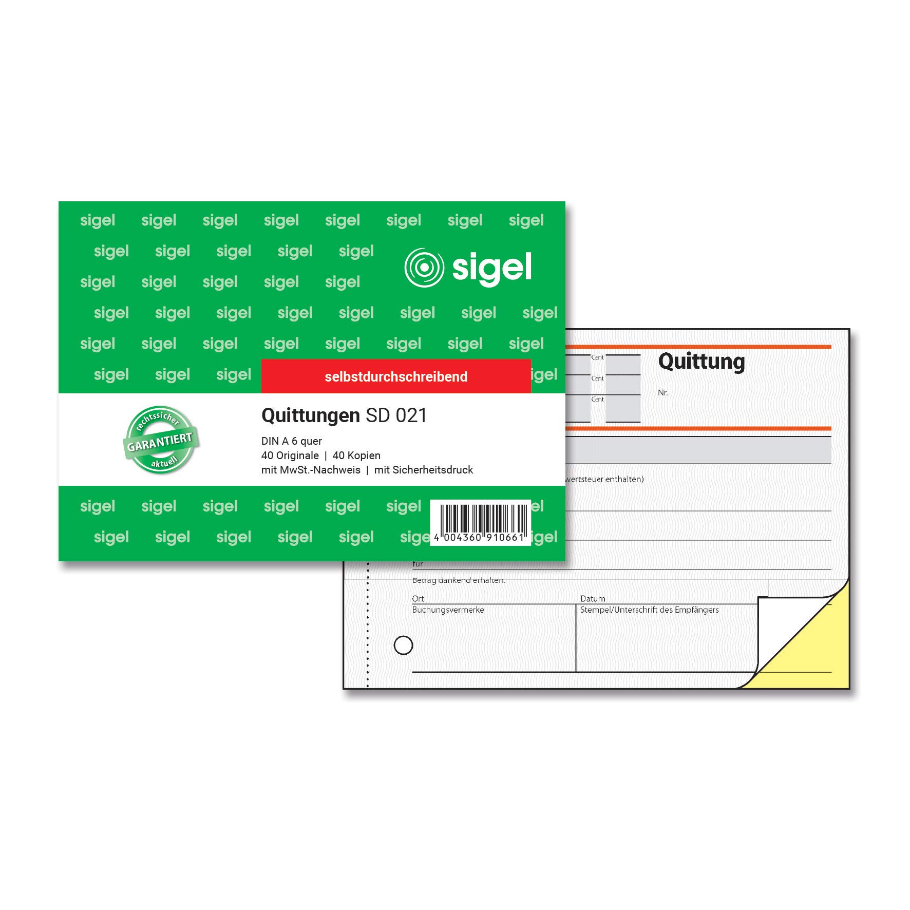 sigel-quittungsblock-a6-quer-2x40-blatt-selbstdurchschreibend-3er-pack image 5