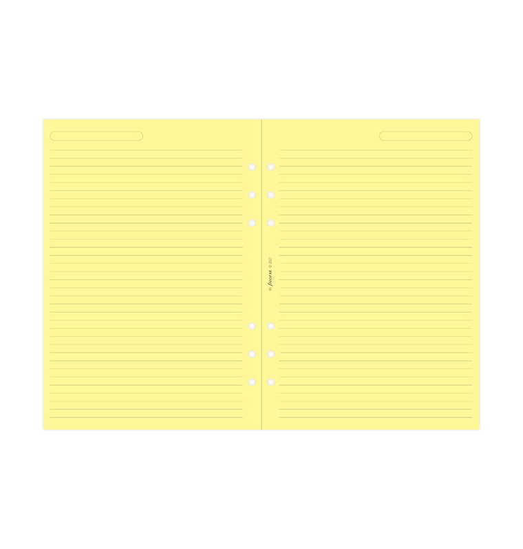 filofax-notizpapier-a5-gelb-liniert-20-blatt image 5