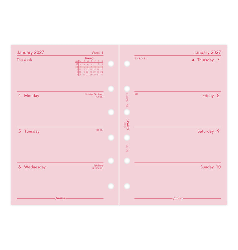 filofax-kalendereinlage-2027-pocket-1-woche-2-seiten-englisch-pink image 4