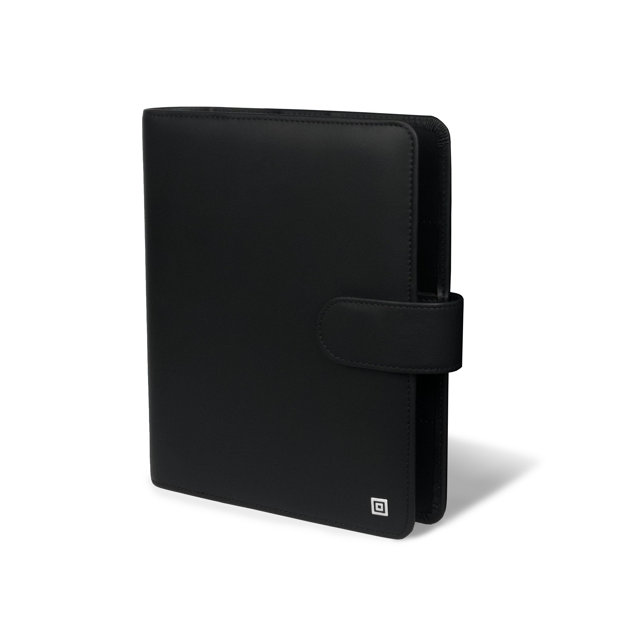 time-system-business-a5-klassik-ringbuch-35-mm-schwarz-mit-verschlusslasche-ital image 1