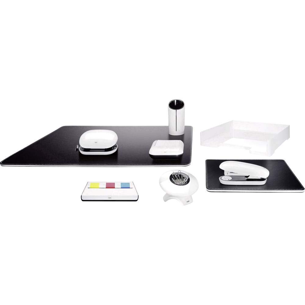 sigel-eyestyle-mauspad-leder-imitat-schwarz-wei-20-x-25-cm image 2