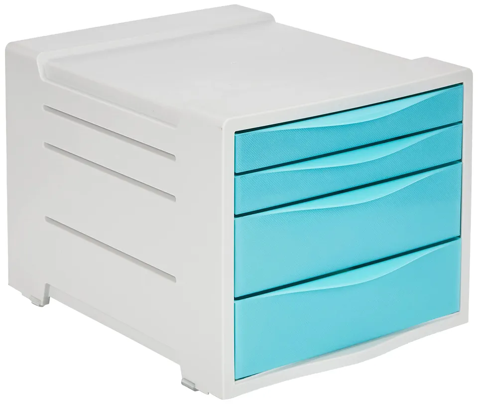 esselte-colour-breeze-schubladenset-4-teilig-blau-schreibtisch-organisator image 1