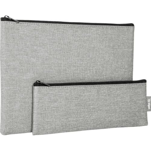 sigel-taschen-organizer-2er-set-hellgrau-rpet-filz-25-x-18-cm-und-22-x-8-cm image 3
