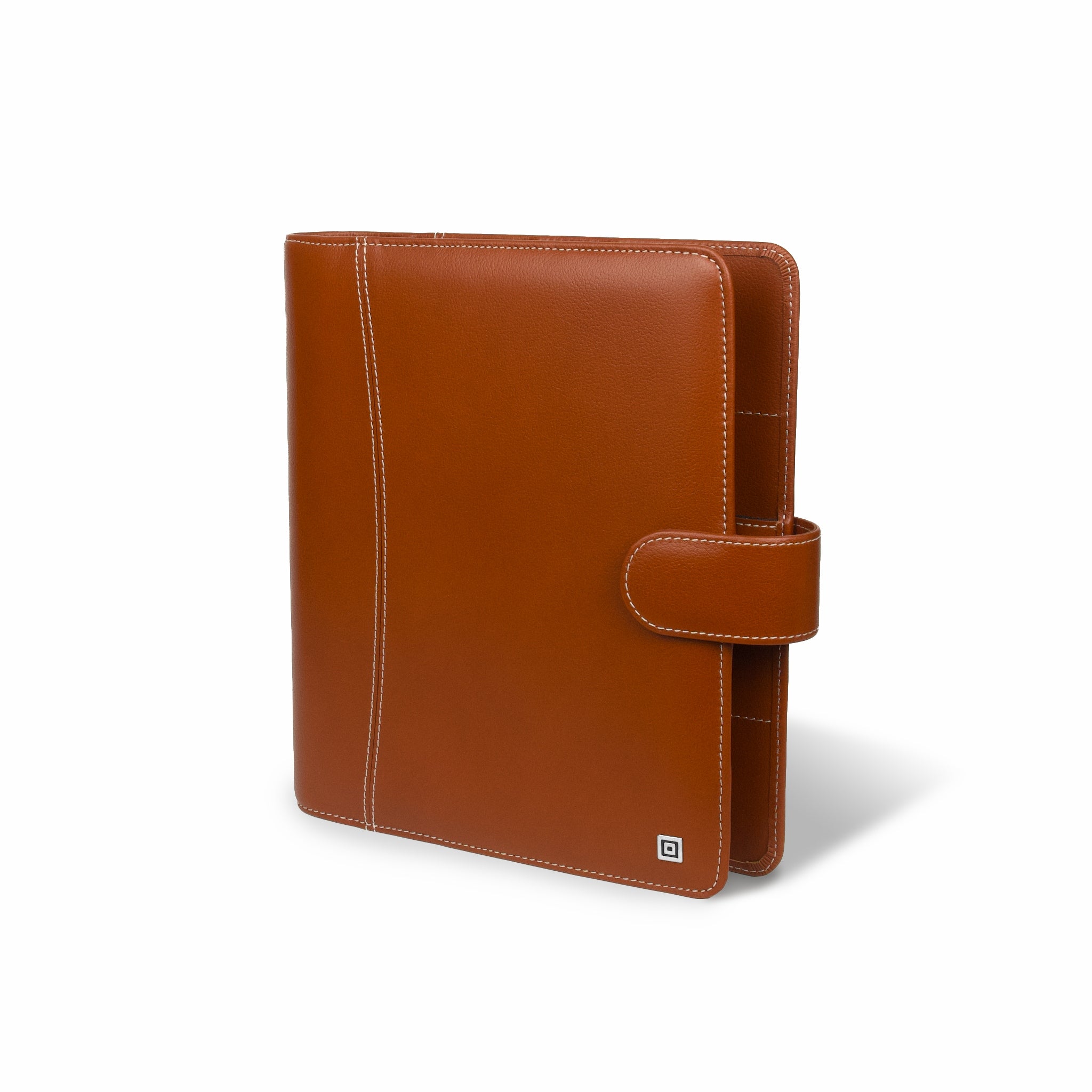 time-system-montana-a5-ringbuch-35-mm-braun-mit-verschlusslasche image 1