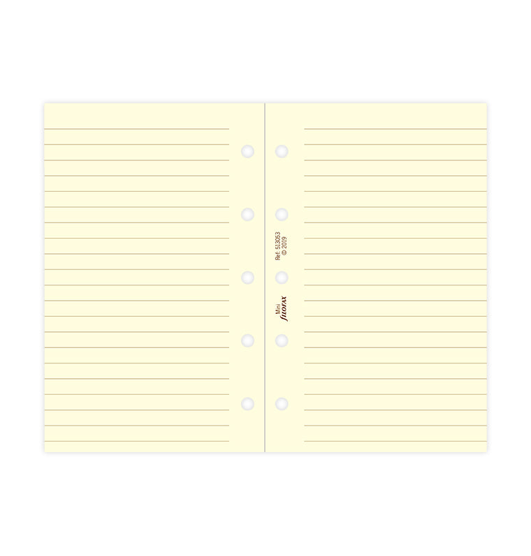 filofax-notizpapier-cotton-cream-liniert-mini image 5
