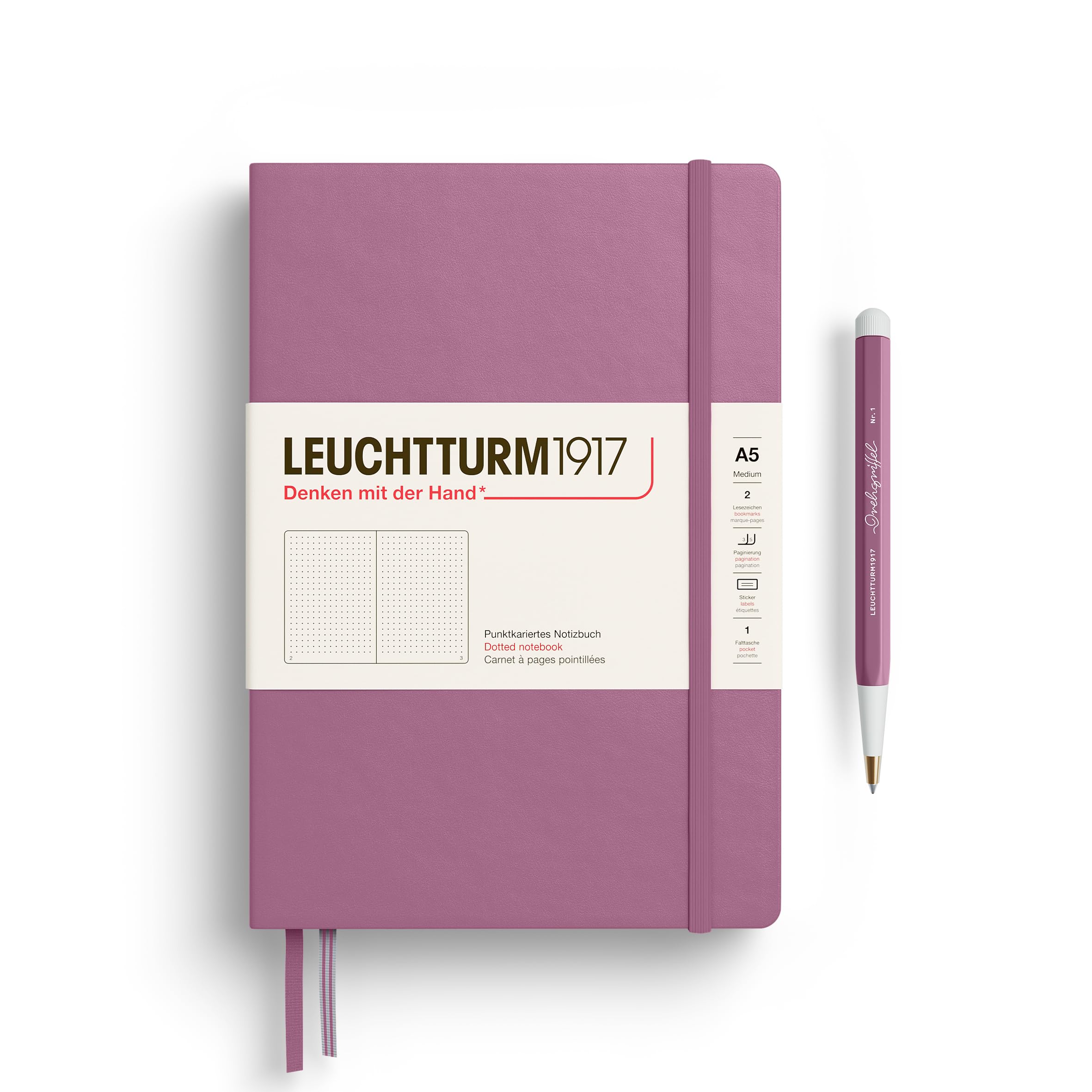 leuchtturm1917-notizbuch-medium-a5-hardcover-sunflower-dotted image 6