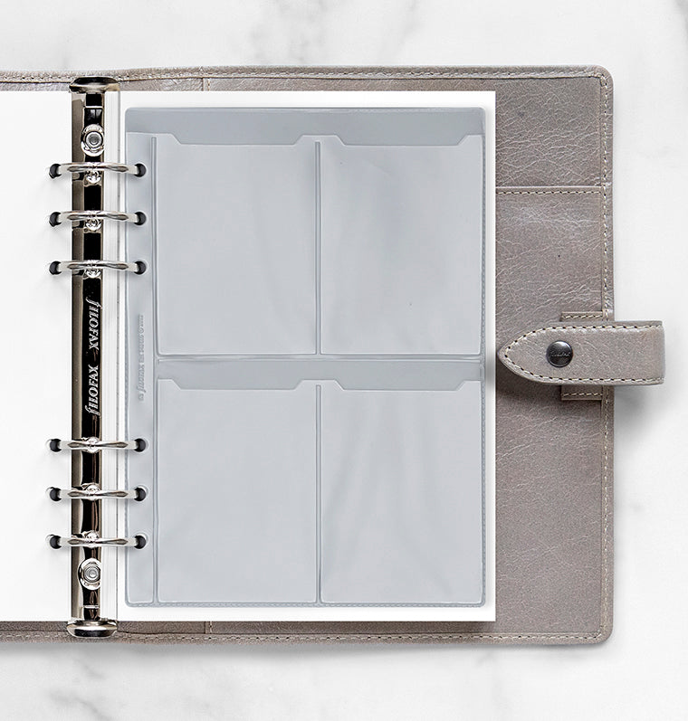 filofax-visitenkartenh-lle-a5-vinyl-einlage-f-r-8-karten image 2