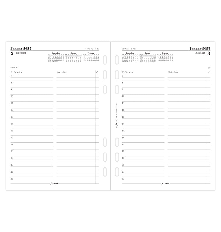 filofax-kalendereinlage-1-tag-1-seite-deutsch-a5-multifit-2027 image 4