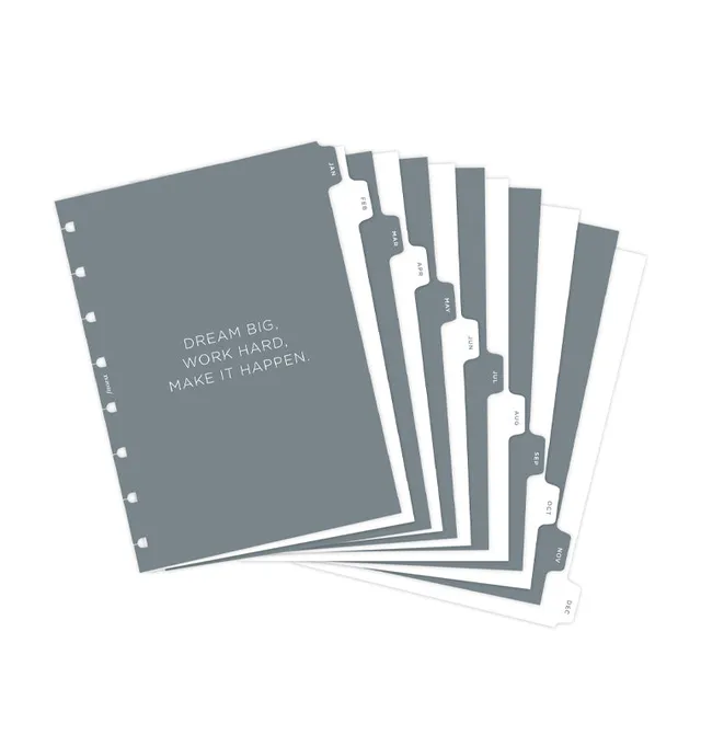 filofax-minimal-notebook-monatsregister-a5-trennbl-tter image 1
