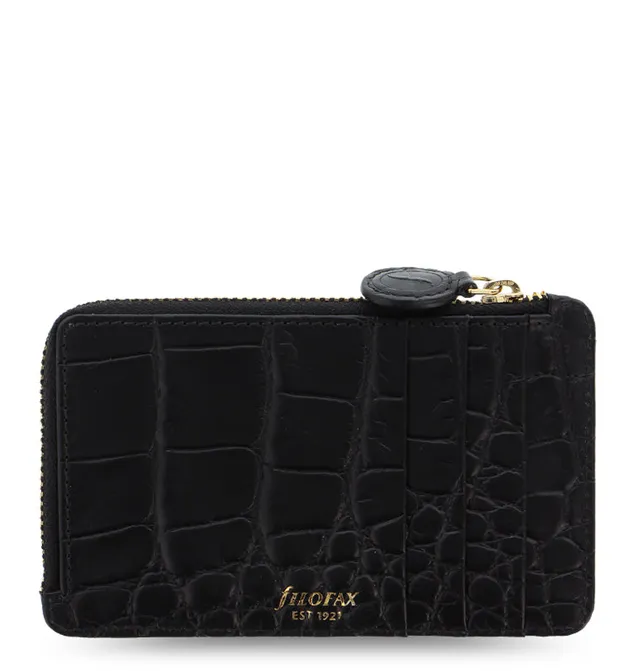 filofax-classic-croc-kartenh-lle-mit-zip-italienisches-kalbsleder image 1