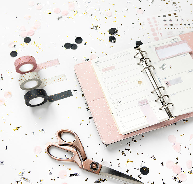 filofax-confetti-washi-tape-set-3er-set-charcoal-pink-white image 5