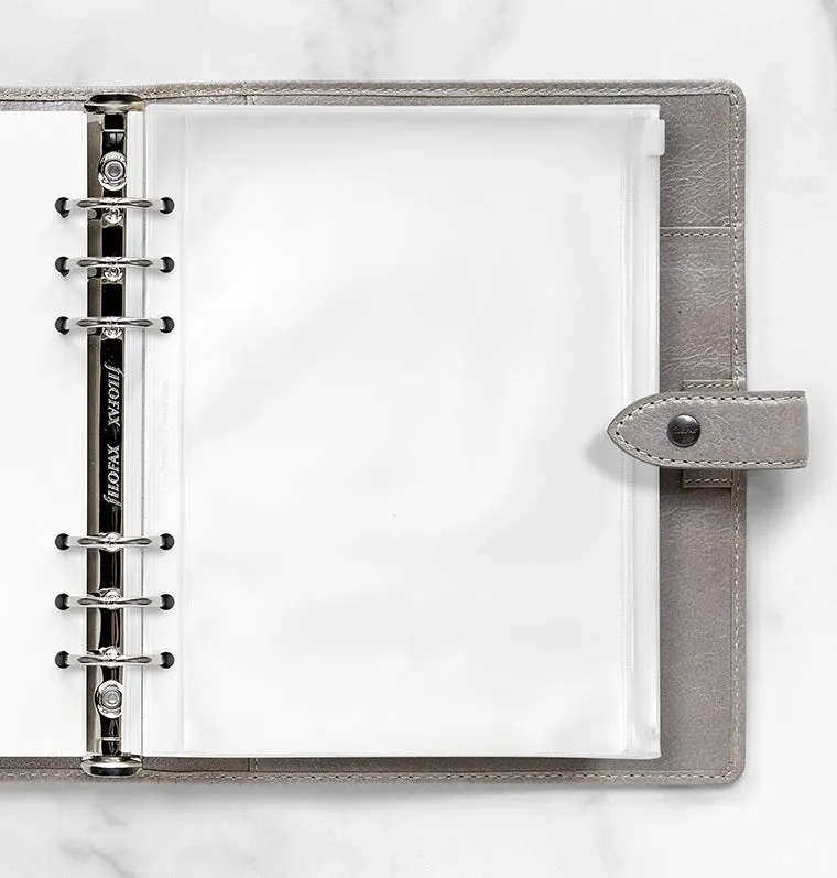 filofax-klarsichttasche-mit-rei-verschluss-a5-organiser-einlage image 1