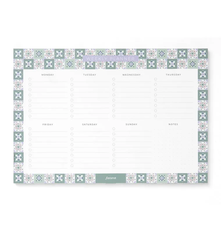 filofax-mediterranean-wochen-planer-notizblock-mit-magnet-60-blatt image 1