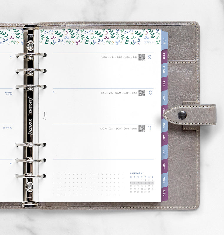 filofax-garden-kalender-1-woche-2-seiten-a5-2026-horizontal image 2