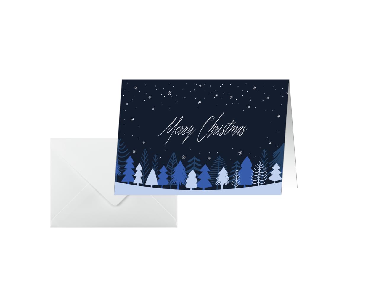 sigel-weihnachtskarten-snowflake-serenity-a6-25-karten-mit-umschl-gen image 7