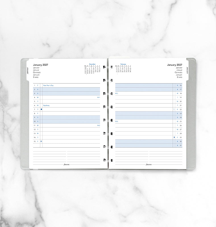 filofax-notebook-monatsplaner-a5-2027-multilingual-mit-tabs image 2