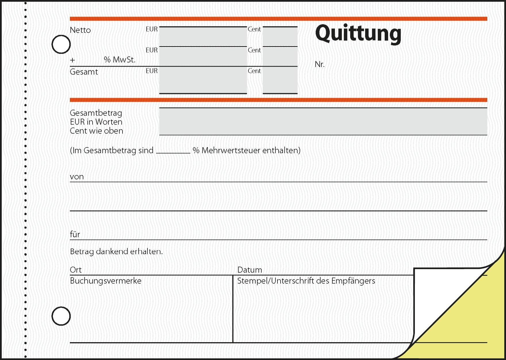 sigel-quittungsblock-a6-quer-selbstdurchschreibend-2x40-blatt-5er-pack image 2