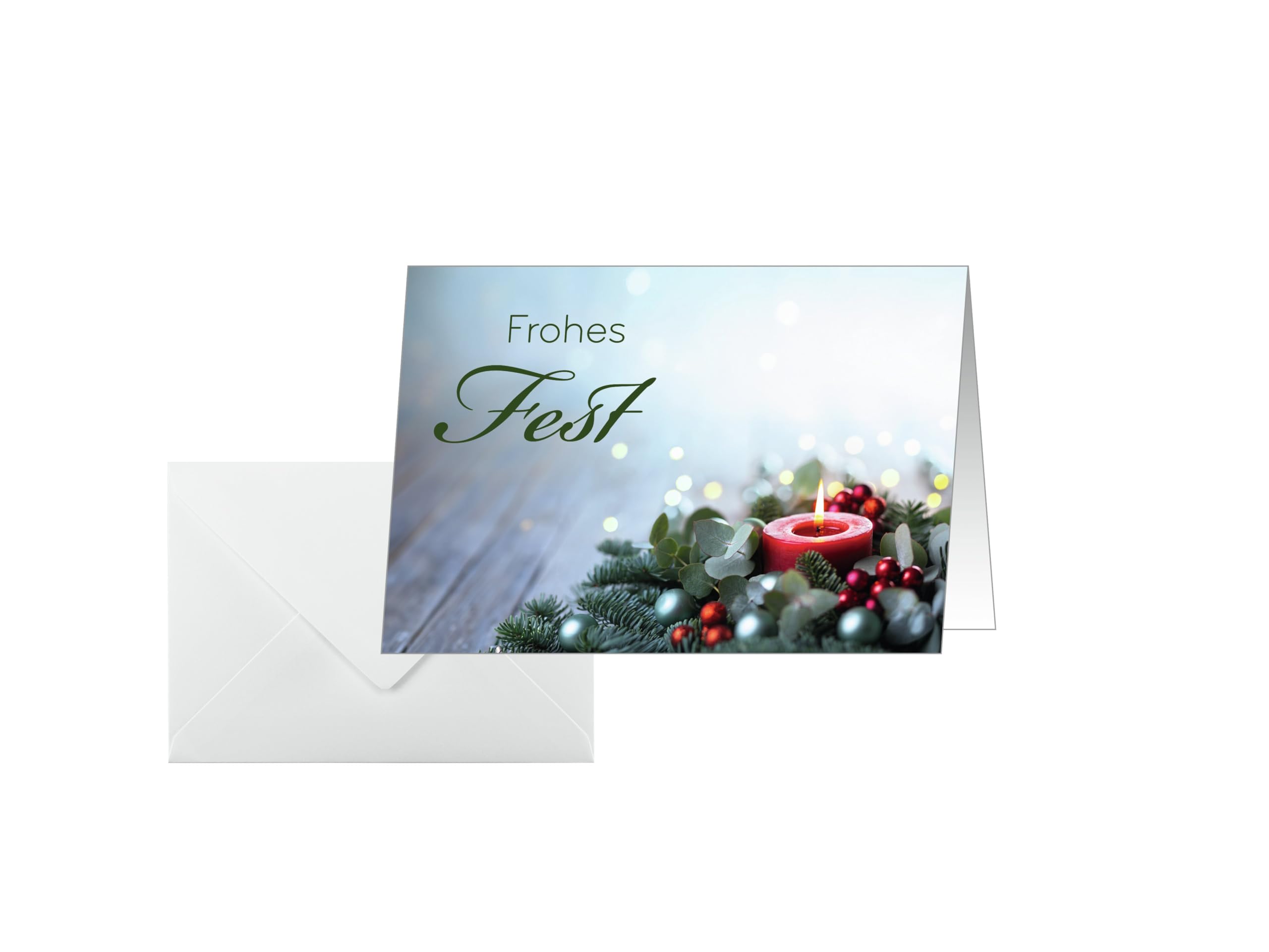 sigel-weihnachtskarten-christmas-wishes-a6-25-st-ck-mit-umschl-gen image 6