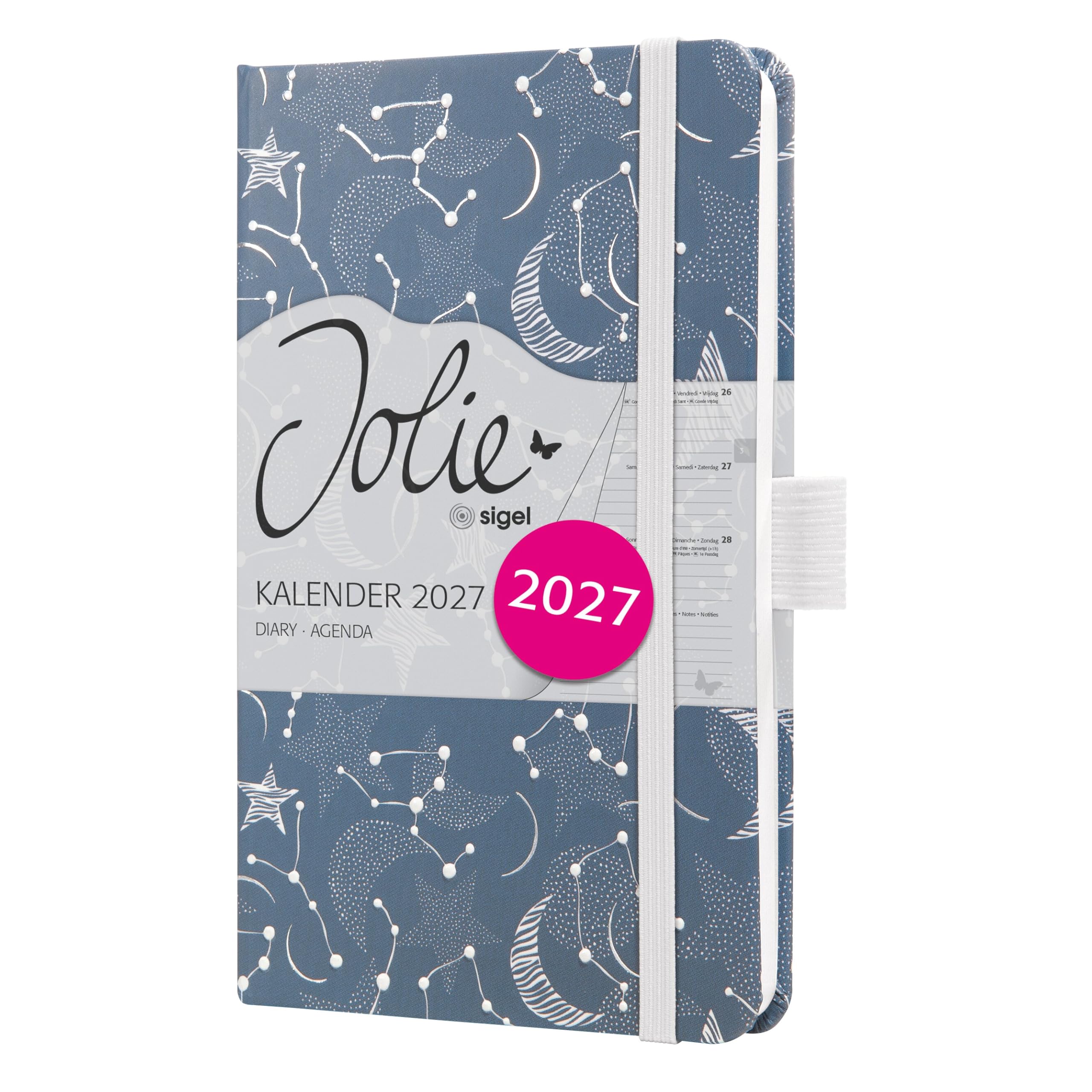 sigel-jolie-wochenbuchkalender-2027-enchanted-nature-a6-hellgr-n-hardcover image 8