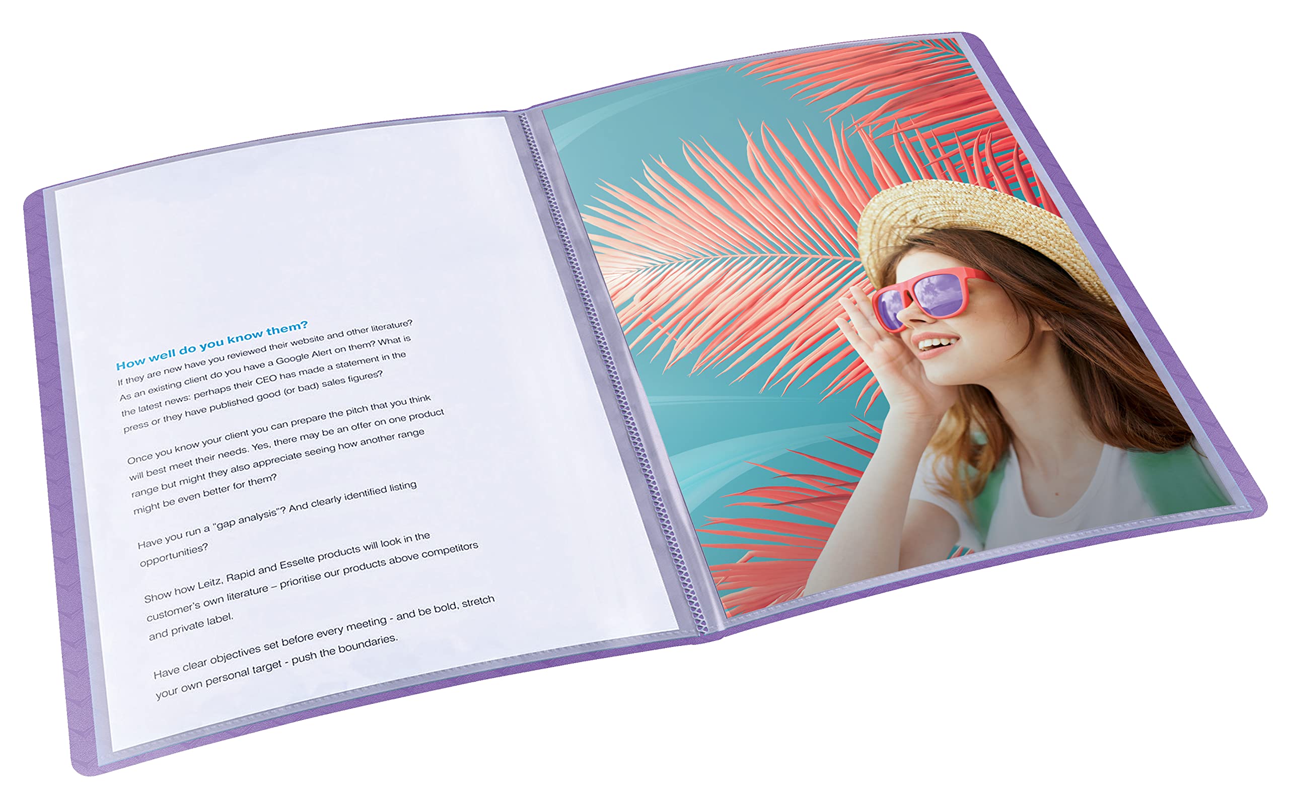 esselte-colour-breeze-a4-sichtbuch-40-h-llen-lavendel image 1