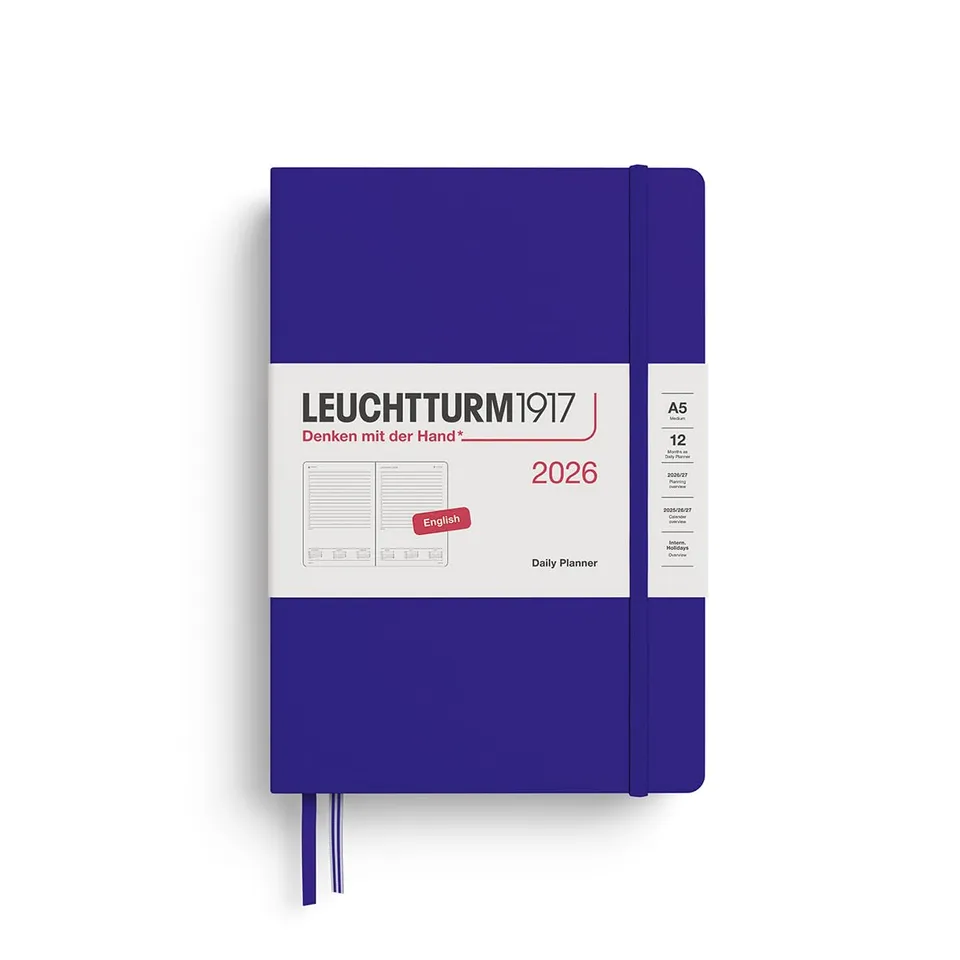 leuchtturm1917-tageskalender-medium-a5-2026-ink-englisch image 1