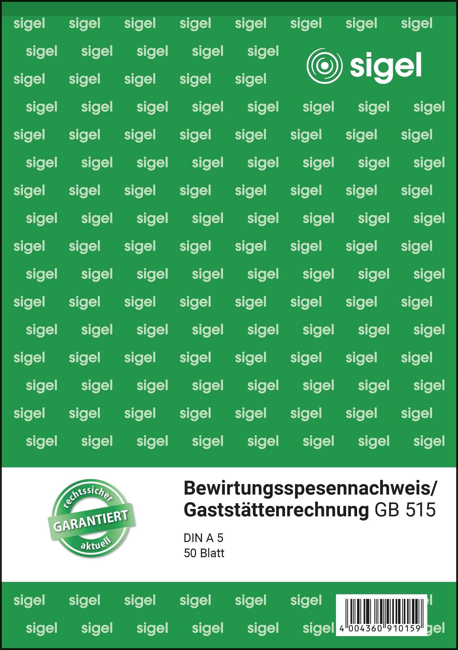 sigel-gb515-10-bewirtungsspesennachweis-a5-zweiseitig-10er-pack-50-blatt image 8