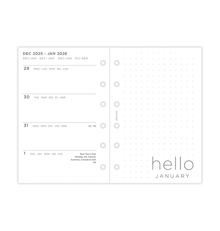filofax-minimal-kalendereinlage-pocket-2026-1-woche-2-seiten image 6