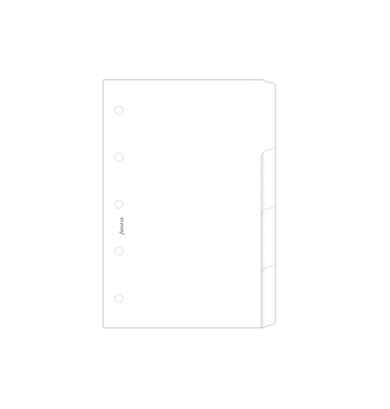 filofax-trennbl-tter-wei-mini-4-register-tabs-unbedruckt image 3