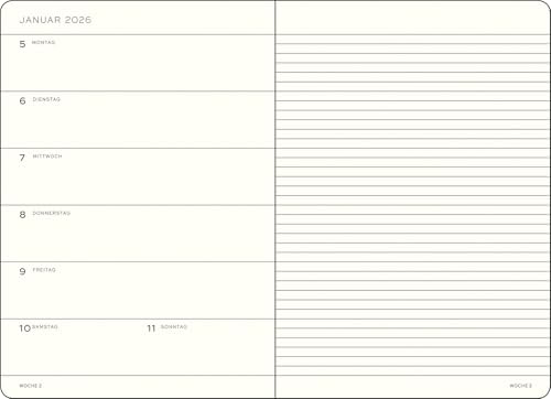 leuchtturm1917-wochenkalender-notizbuch-a5-2026-softcover-schwarz-18-monate image 4