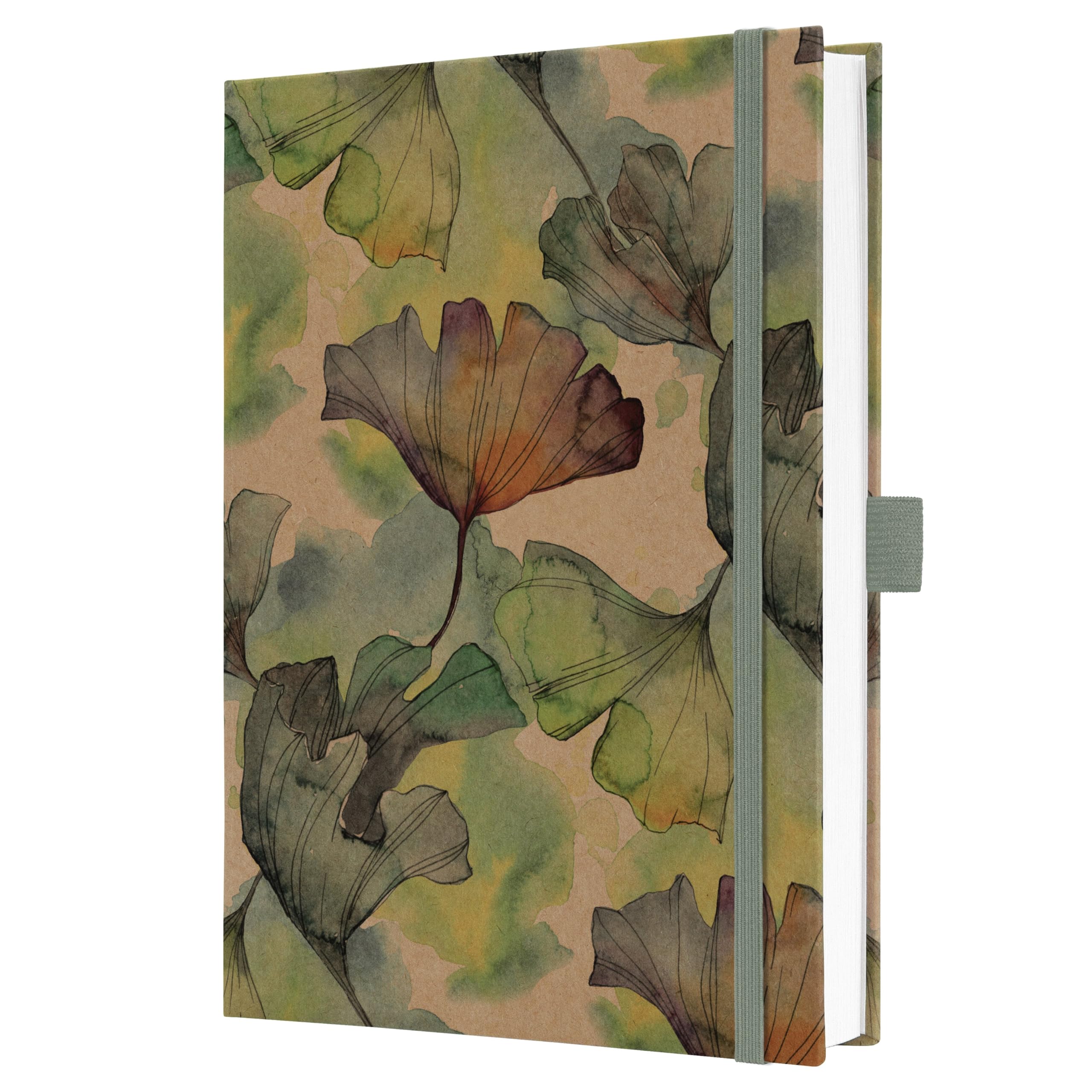 sigel-jolie-notizbuch-a5-liniert-pink-violett-pure-palms-192-seiten-hardcover image 5