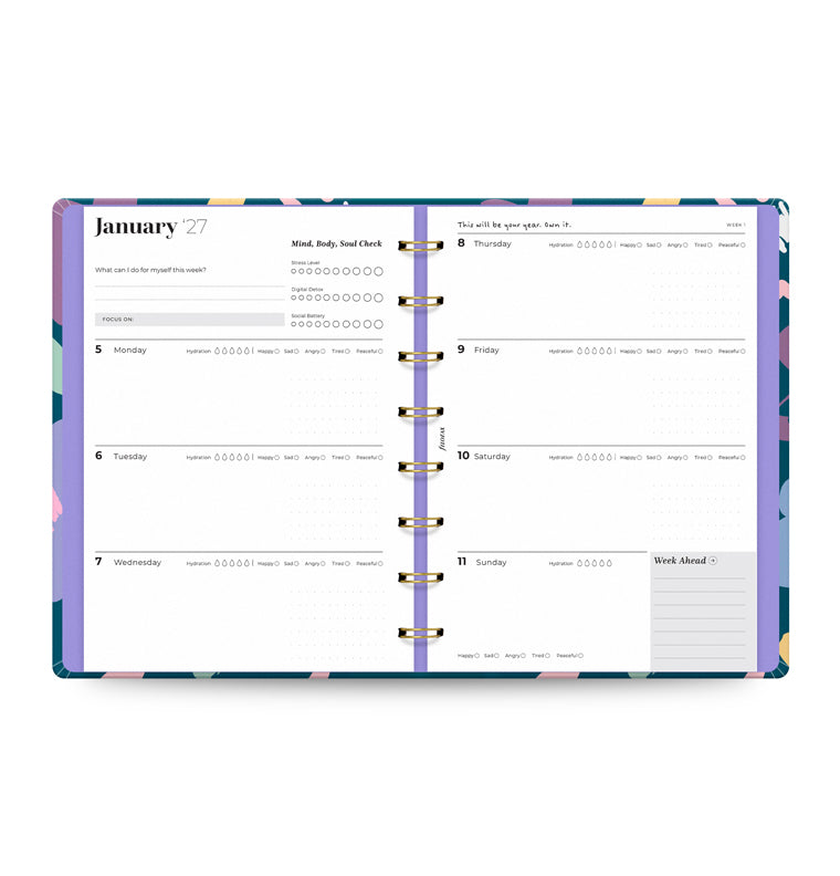filofax-ultimate-life-companion-planner-a5-colour-stripes-soft-2027 image 2