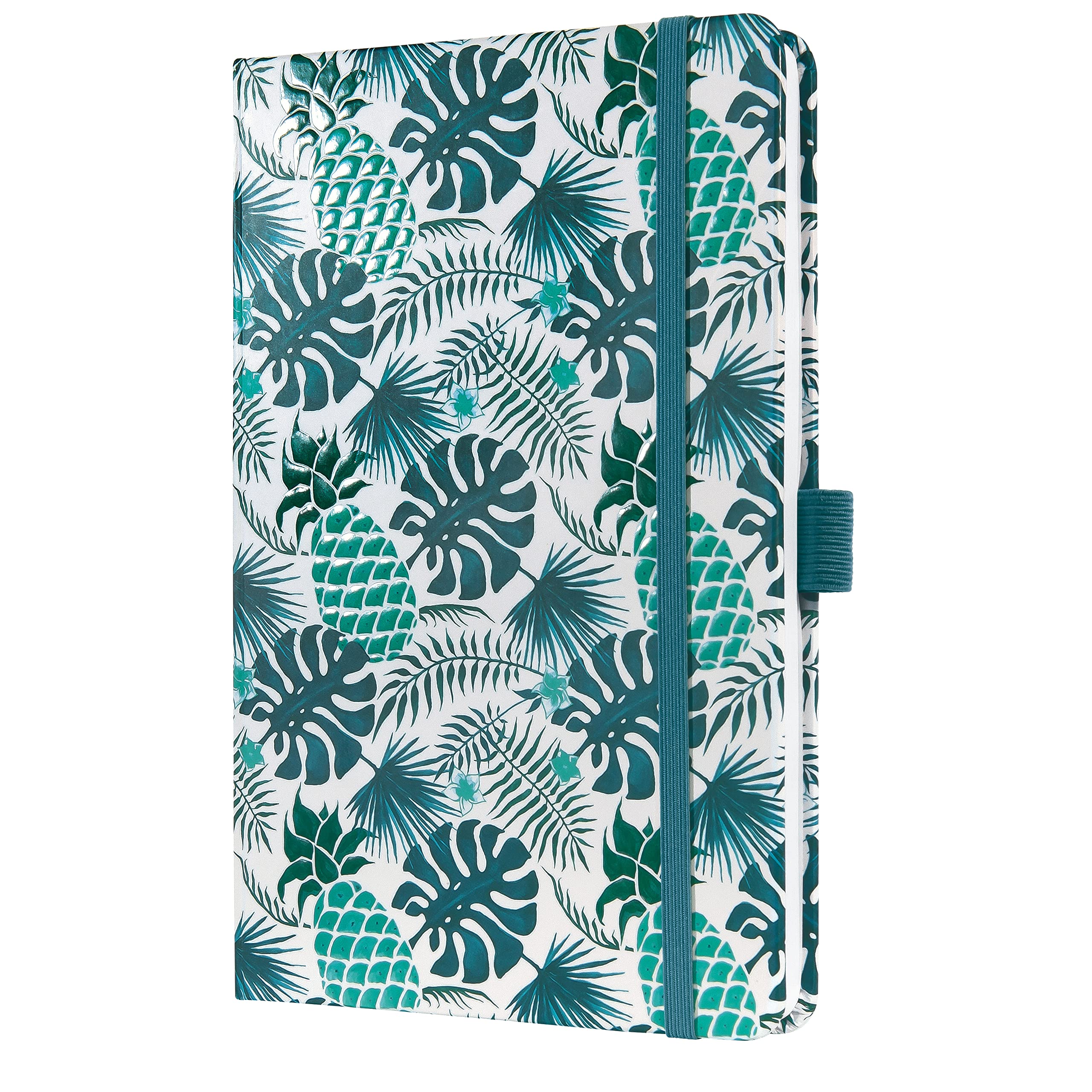 sigel-jolie-notizbuch-jn343-a5-liniert-tropic-aqua-hardcover image 1