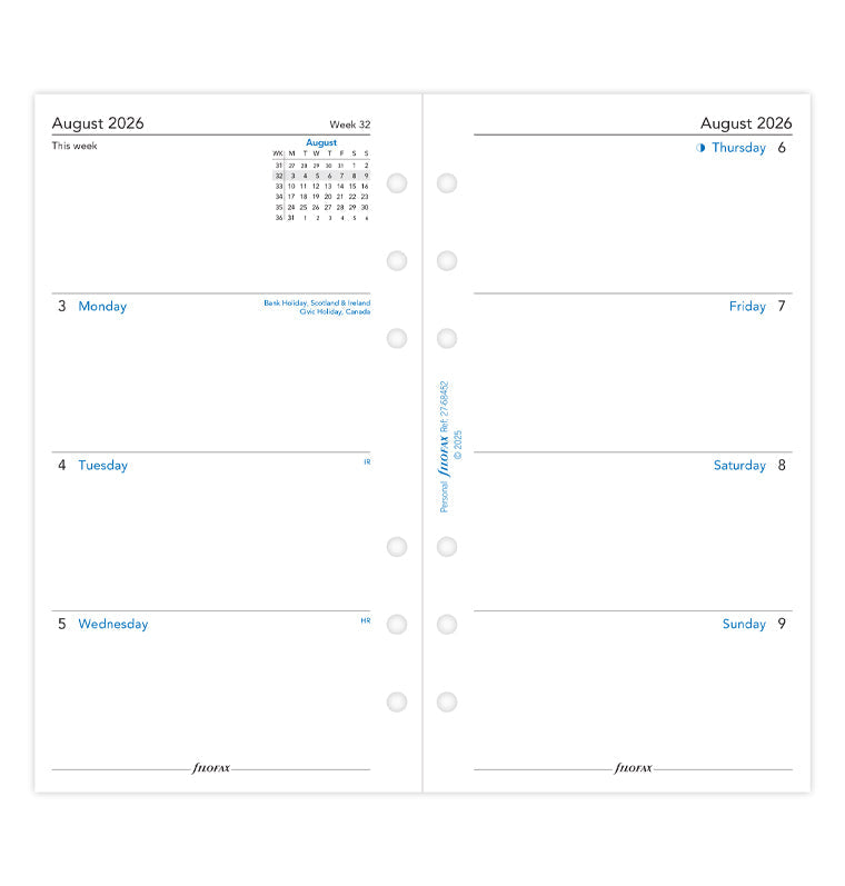 filofax-kalendereinlage-personal-2026-2027-1-woche-2-seiten-englisch-akademisch image 4