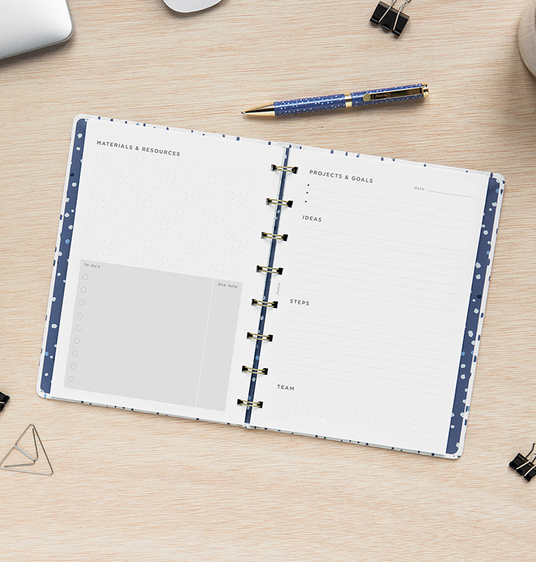filofax-notebook-a5-projects-goals-tracker-einlage image 4