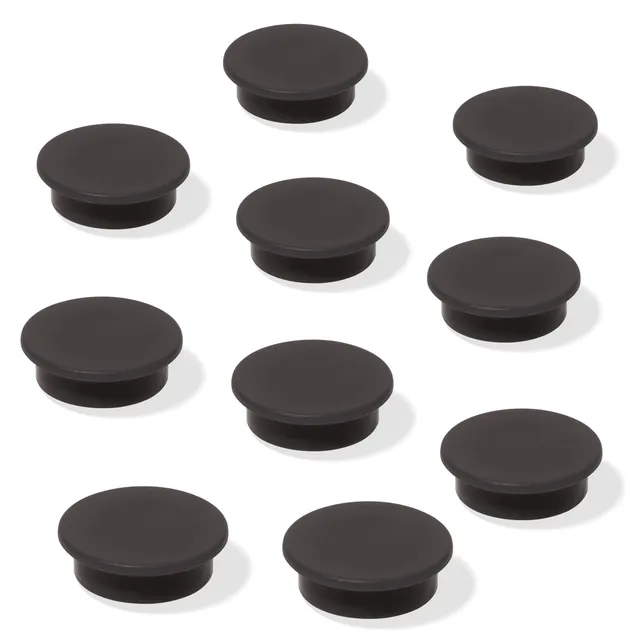 sigel-mu196-runde-magnete-schwarz-25-mm-10-st-ck-f-r-whiteboard image 1
