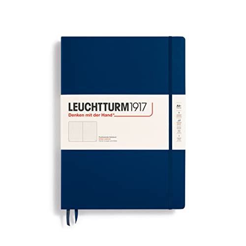 leuchtturm1917-notizbuch-master-classic-a4-hardcover-marine-dotted-233-seiten image 6