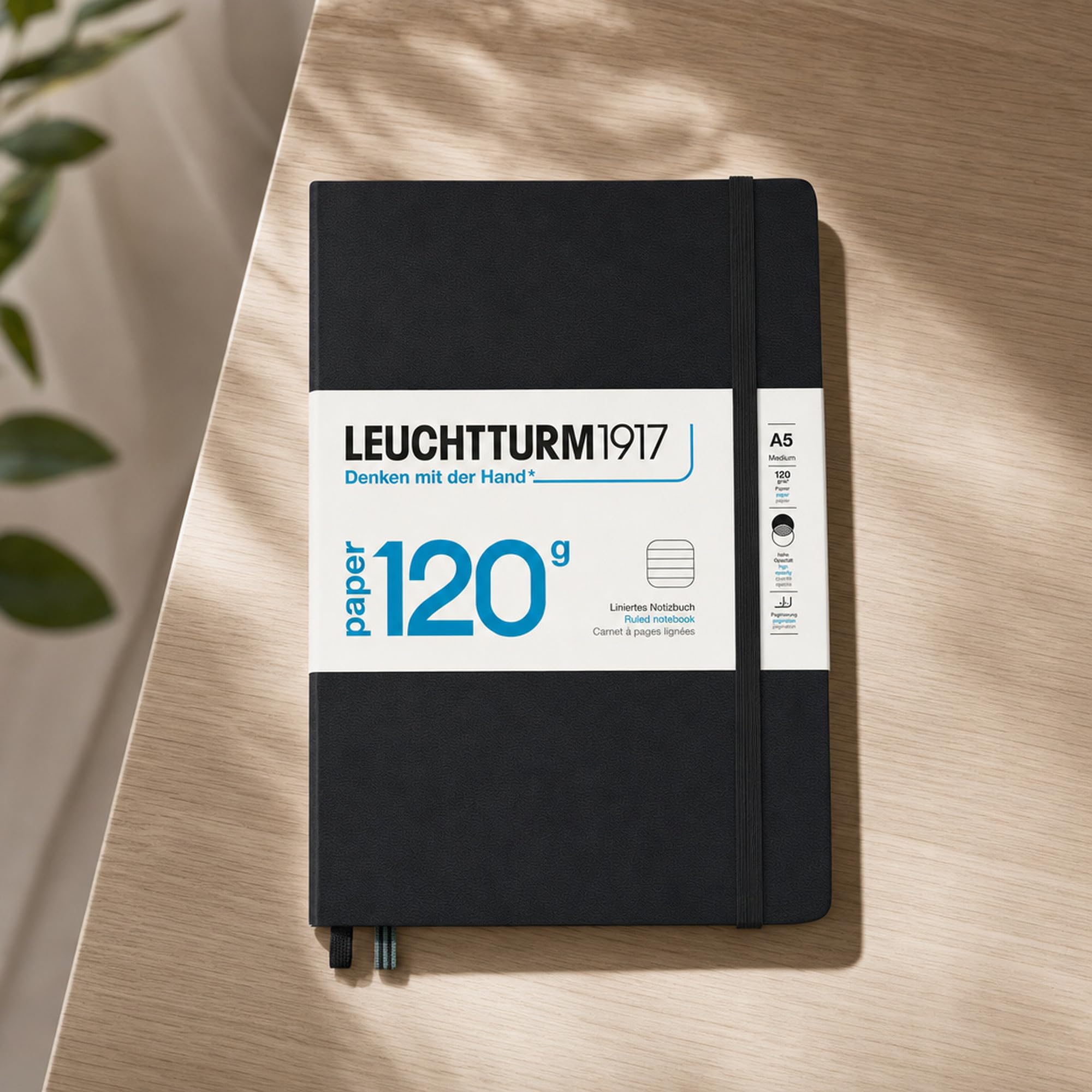 leuchtturm1917-notizbuch-medium-a5-schwarz-liniert-paper-edition-120-g-m image 3